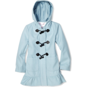 Jessica Simpson Coats Girls 7-16 Hooded Toggle Sky - Jacket - coats - $39.50 