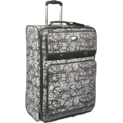 Jessica Simpson Luggage Signature Jacquard 28" Expandable Upright Black - Travel bags - $113.99 