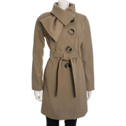 Jessica Simpson Women's Tie Neck Belted Coat Mushroom - Jacket - coats - $137.00 