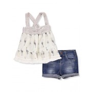 Jessica Simpson Baby Girls' 2-Piece Outfit - pantaloncini - $16.99  ~ 14.59€