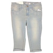 Jessica Simpson Big Girls' Embellished Rolled Crop Skinny Capri Pant - Pantalones - $4.00  ~ 3.44€
