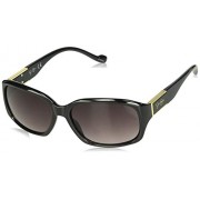 Jessica Simpson Women's J5555 Ox Non-polarized Iridium Rectangular Sunglasses, Black, 70 mm - Sonnenbrillen - $34.70  ~ 29.80€
