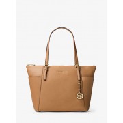 Jet Set Large Top-Zip Saffiano Leather Tote - Hand bag - $298.00 