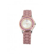 Jeweled Rhinestone Rubber Strap Watch - Satovi - $9.99  ~ 8.58€
