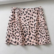 Joker leopard print sexy high waist mini - Skirts - $25.99 