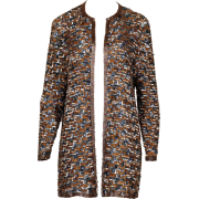 Judith Ann Beaded Silk Cardigan 1980s - Cárdigan - 