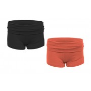 Juniors Comfortable and Active Fitted Foldover Gym Workout Cotton Short Shorts - Shorts - $24.99 