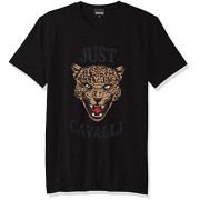 Just Cavalli Men's Printed Tiger - 半袖衫/女式衬衫 - $175.00  ~ ¥1,172.56