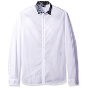 Just Cavalli Men's White Snake Print Collar Shirt - Košulje - kratke - $119.99  ~ 762,25kn