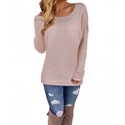 KILIG Women's Casual Long Sleeve Knitted Sweater Tunic Tops - Westen - $18.99  ~ 16.31€