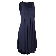 KILIG Women's Summer Sleeveless Swing Vest Pockets Dresses - Dresses - $32.99 