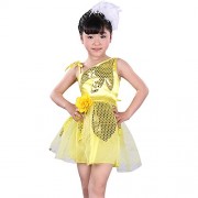 KINDOYO Girls Forest Leaf Fairy Fancy Dress Dance Costumes Dance Wear Performance Dresses Clothes Outfit - Dresses - $15.31 