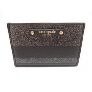 Kate Spade New York Haven Lane Graham Card Case Wallet Black /Glitter Stripes - Accessories - $26.80 