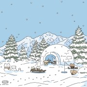 Kawaii winter - Animais - 