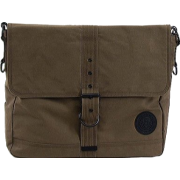 Kenneth Cole Reaction "Bound For Glory" Canvas Messenger Bag Army Green - Poštarske torbe - $73.44  ~ 63.08€