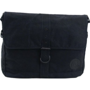 Kenneth Cole Reaction "Bound For Glory" Canvas Messenger Bag Black - Poštarske torbe - $73.44  ~ 63.08€