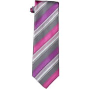 Kenneth Cole Reaction Men's Addison Stripe Necktie Berry - Tie - $55.00 