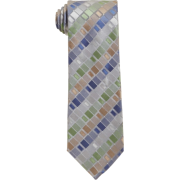 Kenneth Cole Reaction Men's Fulton Geo Neck Tie Green - Cravatte - $19.67  ~ 16.89€