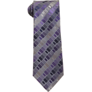 Kenneth Cole Reaction Men's Fulton Geo Neck Tie Purple - Tie - $20.51 