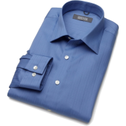 Kenneth Cole Reaction Men's Spread Collar Tonal Solid Woven Shirt Blue Topaz - Košulje - kratke - $29.99  ~ 190,51kn