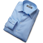 Kenneth Cole Reaction Men's Spread Collar Tonal Solid Woven Shirt Mist - Košulje - kratke - $29.99  ~ 190,51kn