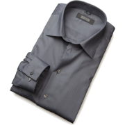 Kenneth Cole Reaction Men's Spread Collar Tonal Solid Woven Shirt Slate - Košulje - kratke - $29.99  ~ 190,51kn