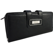 Kenneth Cole Reaction Womens Tab Closure Wristlet Clutch Wallet Black - Hand bag - $28.99 