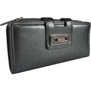 Kenneth Cole Reaction Womens Tab Closure Wristlet Clutch Wallet Gunmetal Gray - Hand bag - $28.99 