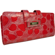 Kenneth Cole Reaction Womens Tab Closure Wristlet Clutch Wallet Lipstick Red - Hand bag - $22.95 