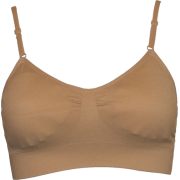 Khaki Beige Seamless Sports Bra Adjustable Strap Included Bra Cups - Donje rublje - $4.75  ~ 30,17kn