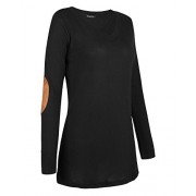 Kilig Women's Casual V Neck Knitted Long Sleeve Tunic Sweatshirt Tops - Košulje - kratke - $32.00  ~ 203,28kn