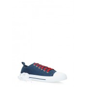Knit Sneakers with Cap Toe - Sneakers - $12.99 
