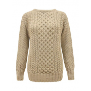Knitted Cable Jumper Sweater Pullover - Pullovers - £17.99  ~ $23.67