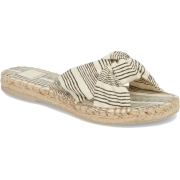 Knotted Striped Slide Sandal - Sandálias - $64.00  ~ 54.97€