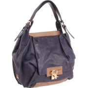 Kooba Valerie S12392 Shoulder Bag Navy/ Taupe - Hand bag - $498.00 