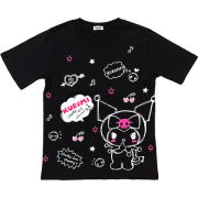 Kuromi Cherries Classic Black T-Shirt - Shirts - kurz - $19.99  ~ 17.17€