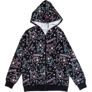 Kuromi Neon Signs Zip Jacket with Hood - アウター - £45.99  ~ ¥6,811