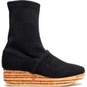 LEA BLACK SOCK BOOT - Boots - $421.00 