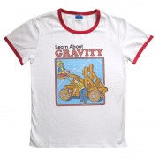 LEARN ABOUT GRAVITY Harajuku Vintage T s - T-shirts - $15.99 
