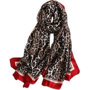 LEOPARD PRINT SILKY SCARF (3 COLORS) - Scarf - $29.97  ~ £22.78