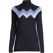 L'Etoile Sport Chevron Wool Ski Sweater - Swetry - 