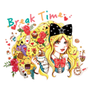 LINE Stickers - Lutella (Colorful Girl) - Ilustracije - $0.99  ~ 6,29kn