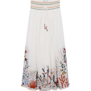 LONG EMBROIDERED SKIRT - Skirts - $89.90 