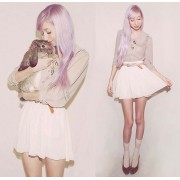 Sweet white skirt look - My look - 