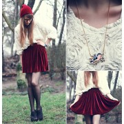Red skirt - Moj look - 
