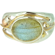 Labradorite Handmade Silver Ring - Predmeti - £59.00  ~ 66.68€