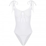 Lace-up vest female white casual tights - Kombinezoni - $25.99  ~ 165,10kn