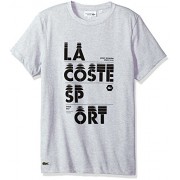 Lacoste Men's Short Sleeve Jersey Tech with Graphic Logo T-Shirt, TH3322 - Shirts - $29.15 