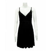 Ladies Black Spaghetti Strap Casual Dress - Dresses - $19.50 