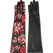 Lanvin Embroidered leather gloves - 手套 - 